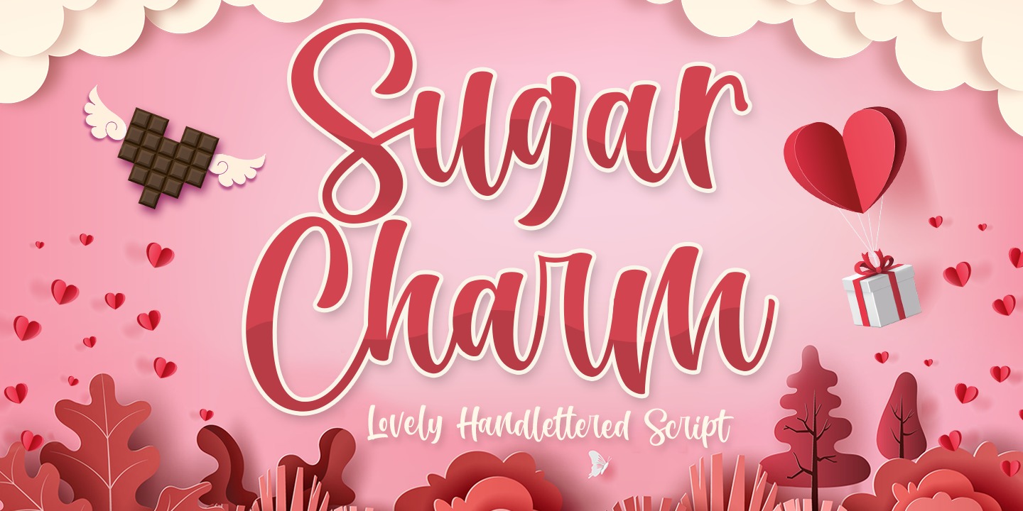 Sugar Charm Font preview